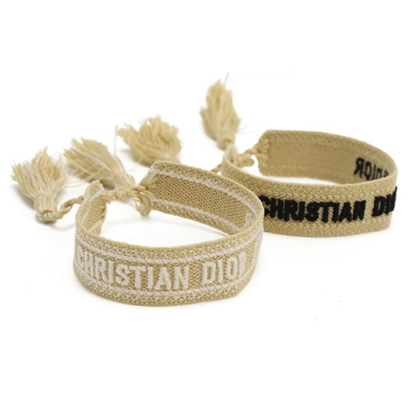 Christian Dior ブレスレット セット バングル オブリーク ロゴ B0961 ADRCO 21E ベージュ系