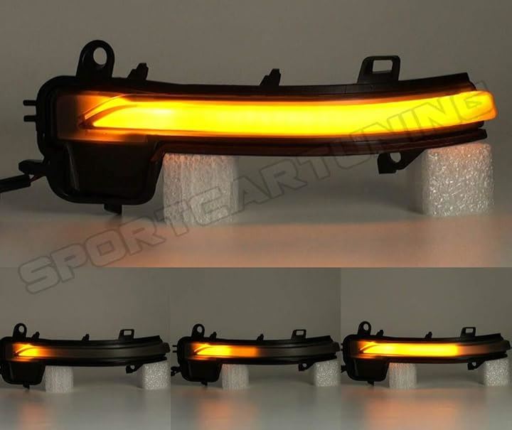 LED 流れて光る ドアミラー シーケンシャル ダイナミック ウインカー スモーク仕様 2シリーズ F45 F46 X1シリーズ F48 車検OK