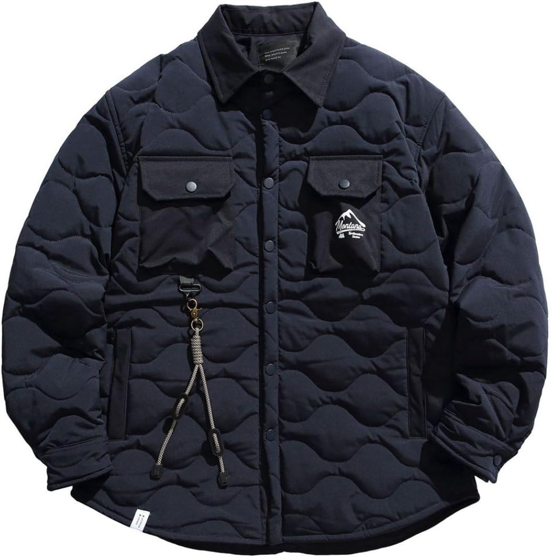 中綿ジャケット キルティングコート 襟付き 防寒 防風 外套 メンズ ブルゾン ジャンパー おおきいサイズ 暖かい ショート丈 20代 30代 かっこいい 登山 作業 ゴルフ アウトドア