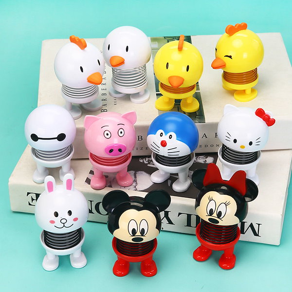 Qoo10] 車飾り バウンス 漫画 フィギュア ダッ