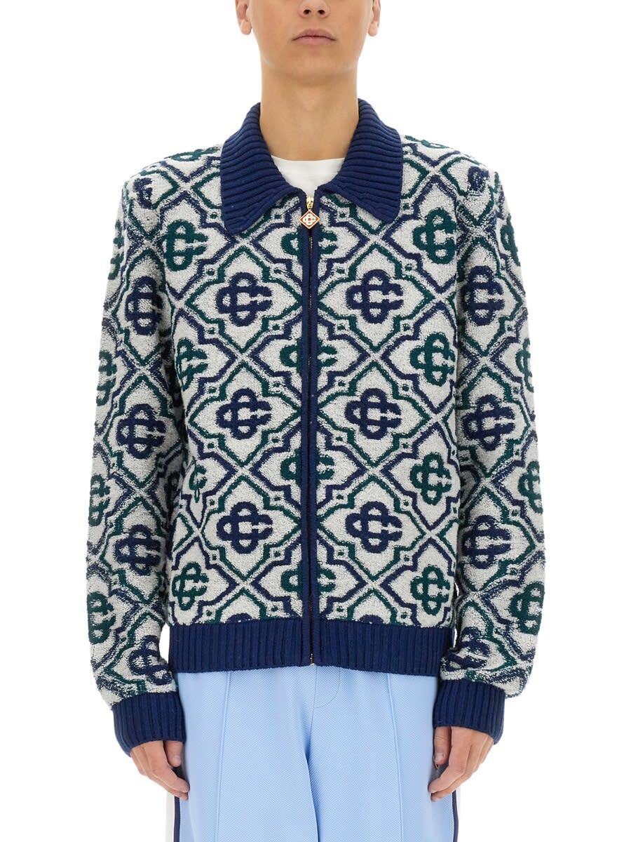 MPS25-KW-842_01GREEN/NAVY 春夏2025 ニットウェア メンズ ia