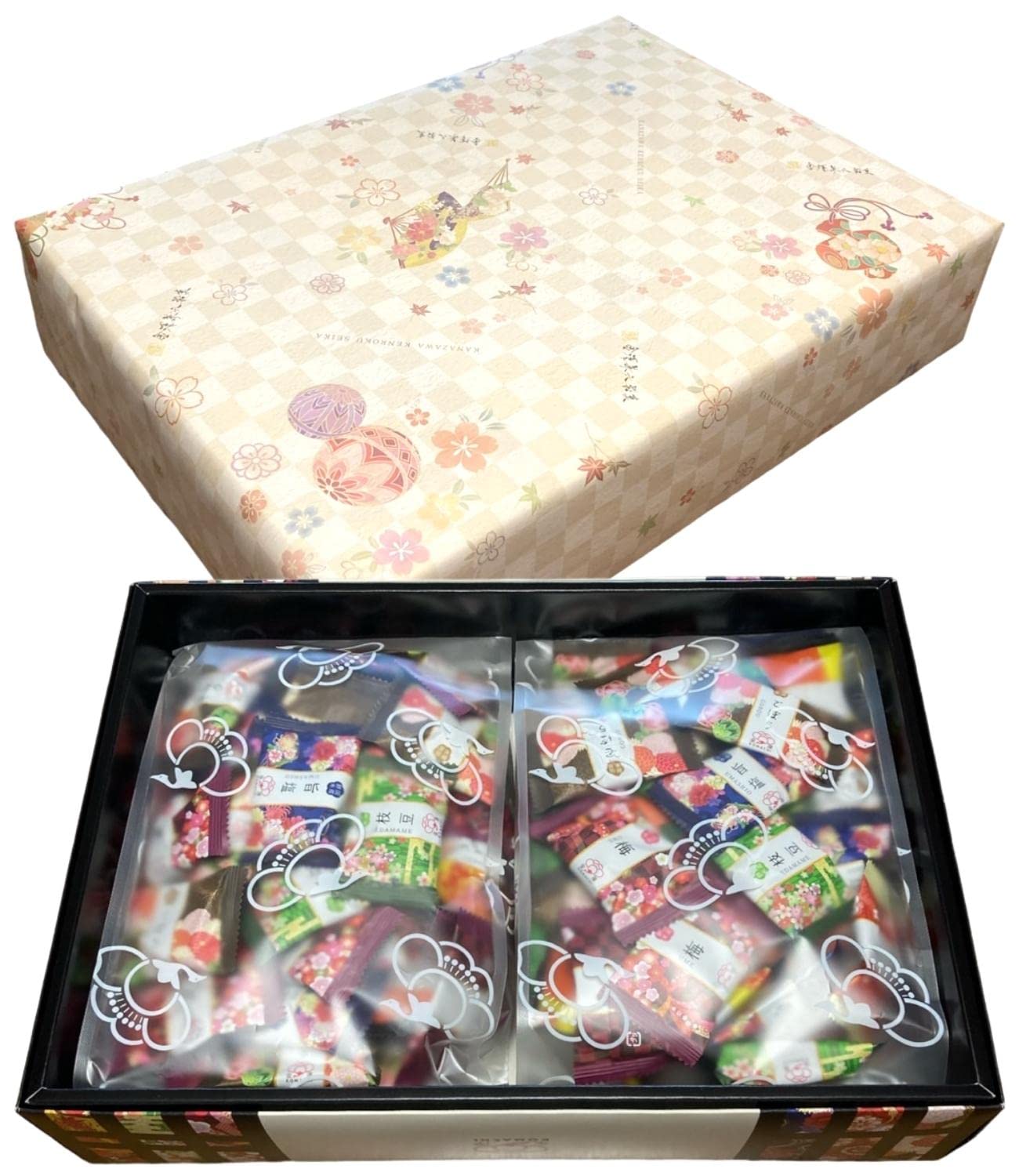 100個以上入り おかき ギフト 個包装 6種類 ラッピング済み 退職 お菓子 詰め合わせ 菓子折り 大容量 贈り物 お土産 差し入れ お礼 お中元 お歳暮 金澤小町 KMC-30WT webte