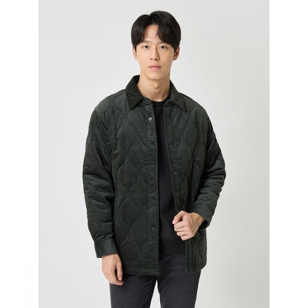 [エディション] メンズ) コーデュロイアウターウェアシャツ_NNE5WC1993DGN
