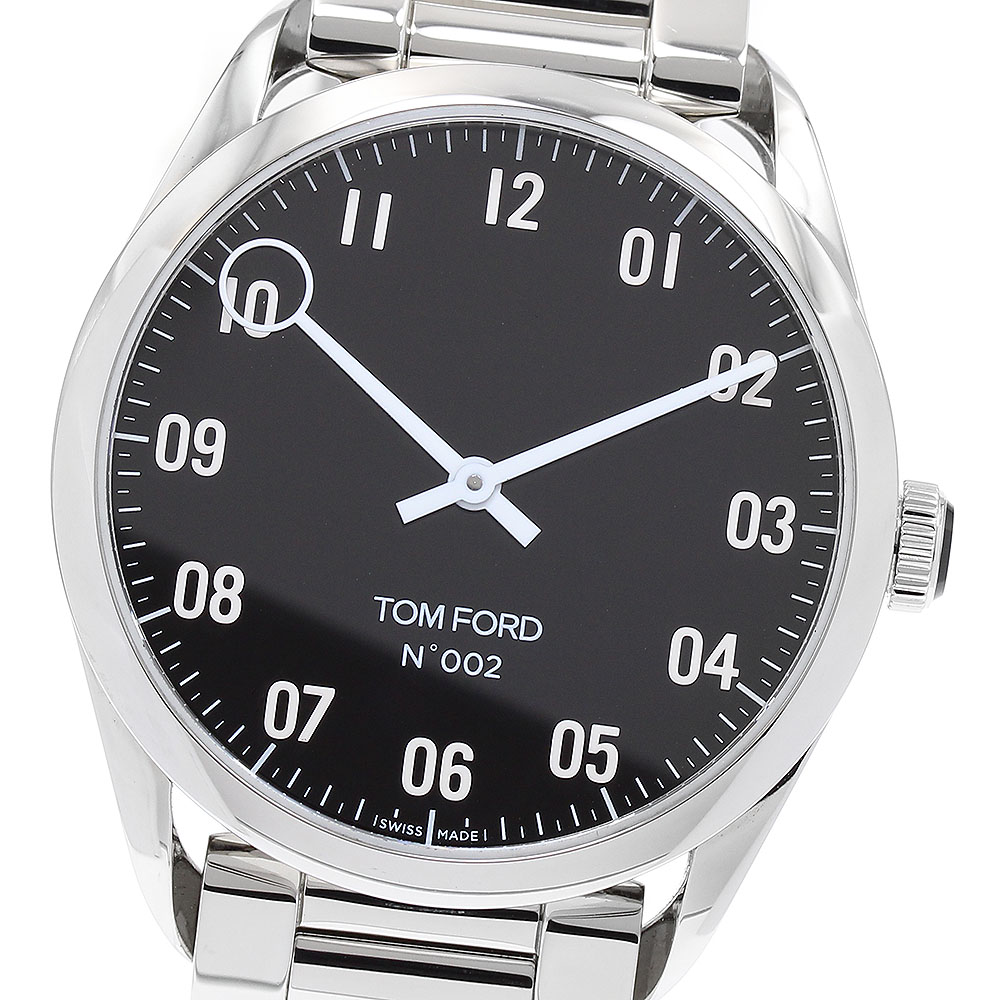トムフォード TOM FORD TFT002007 N.002 クォーツ メンズ 美品 _896018【中古】