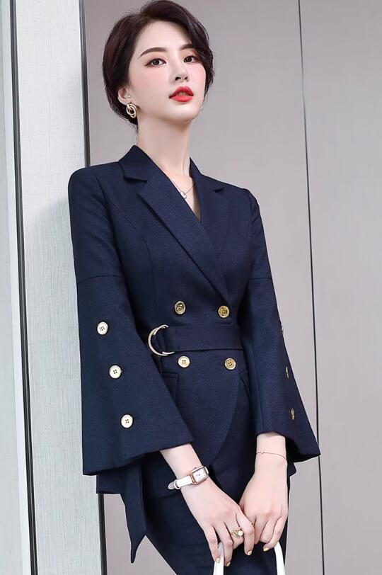 通勤お仕事服 オフィスビジネスリクルート長袖 通勤 OL 面接 入学式 入園式 転職 卒業式 同窓会 セレモニー フォーマルスーツセット オシャレ 大きいサイズ 気質 細身 着痩せ スーツセット S-