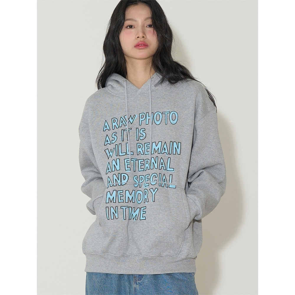 ILLIGO レタリングソフトパーカーメランジ