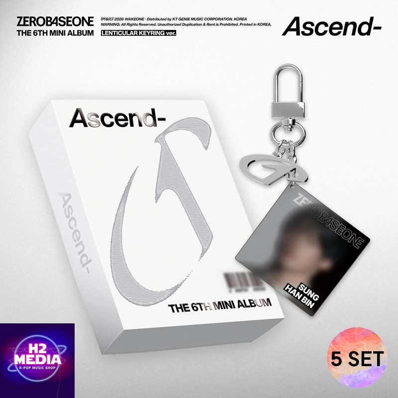 [5種SET] ZEROBASEON 6TH MINI ALBUM Ascend- LENTICULAR KEYRING Ver.