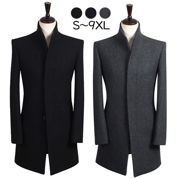 コート メンズ チェスターコート 混ウールコート ビジネス 暖かい 大きいサイズ ロングコート アウター メンズファッション 春 秋冬 ブラック 黒 紺色 グレー カッコイイ S M L XL 2XL