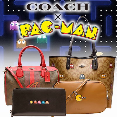 Qoo10] Coach コラボ商品コーチ COACH パックマン