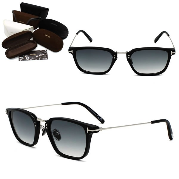 サングラス FT1042-D/S 01B 52 TF1042 サングラス EYEWEAR アジアンフィット ブラック グレーグラデーション