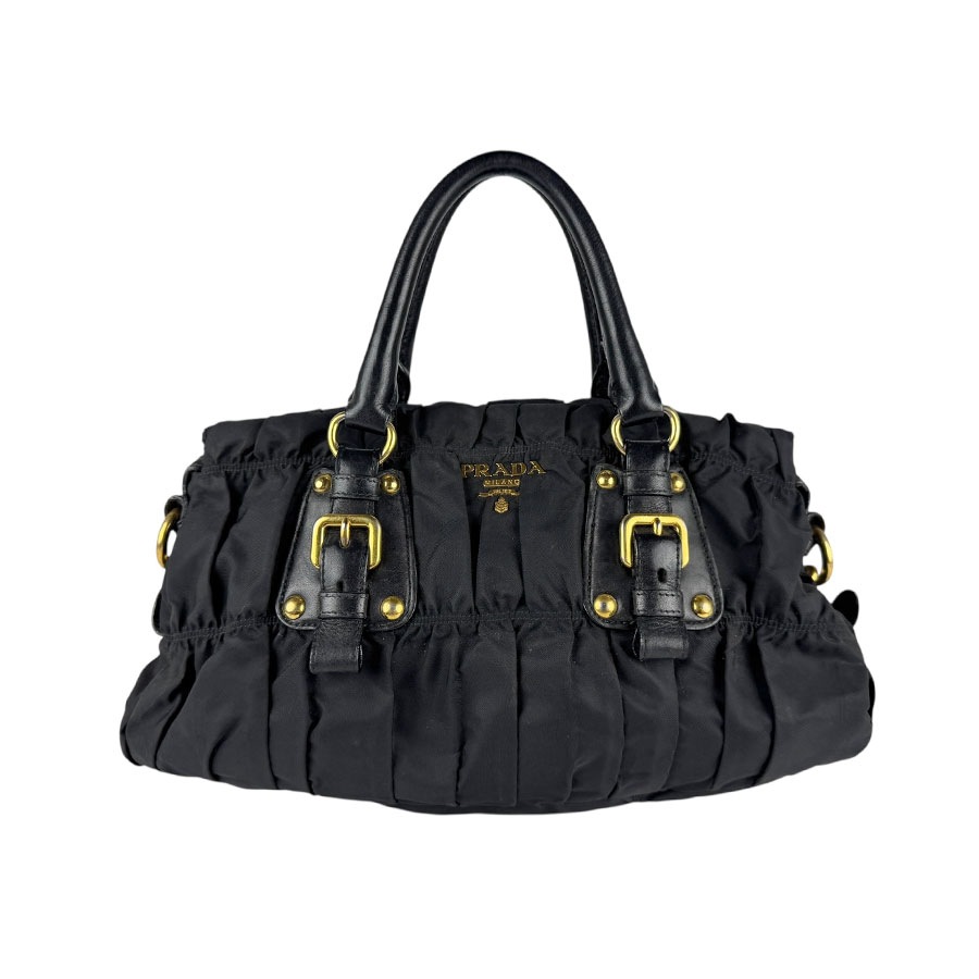 プラダ PRADA ハンドバッグ ショルダーバッグ ナイロン/レザー ブラック レディース 1BA278 z6398 27,860円