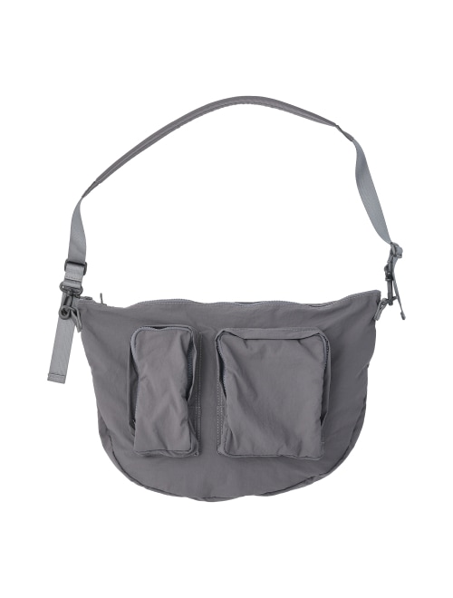 PAPERBOY デュアルポケットメッセンジャーバッグ-チャコール