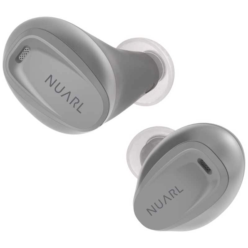 NUARL　完全ワイヤレスイヤホン N6シリーズ グレー　N6 Lite GR