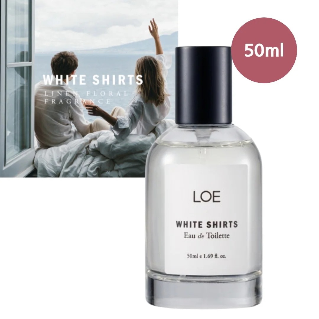 【正規品/TXTヨンジュン,スビンpick】香水/WHITE SHIRTS ホワイトシャツ50ml/すっきりとした石鹸香/肌の香/リネン香/韓国香水/デパート化粧品/韓国コスメ