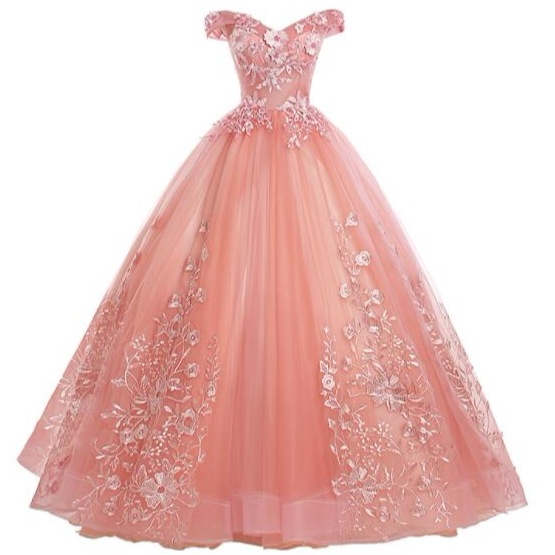 オフショルダー　ドレス　演出　結婚式　美品　パーティー　ウェディング　披露宴　ロング丈　大きいサイズ