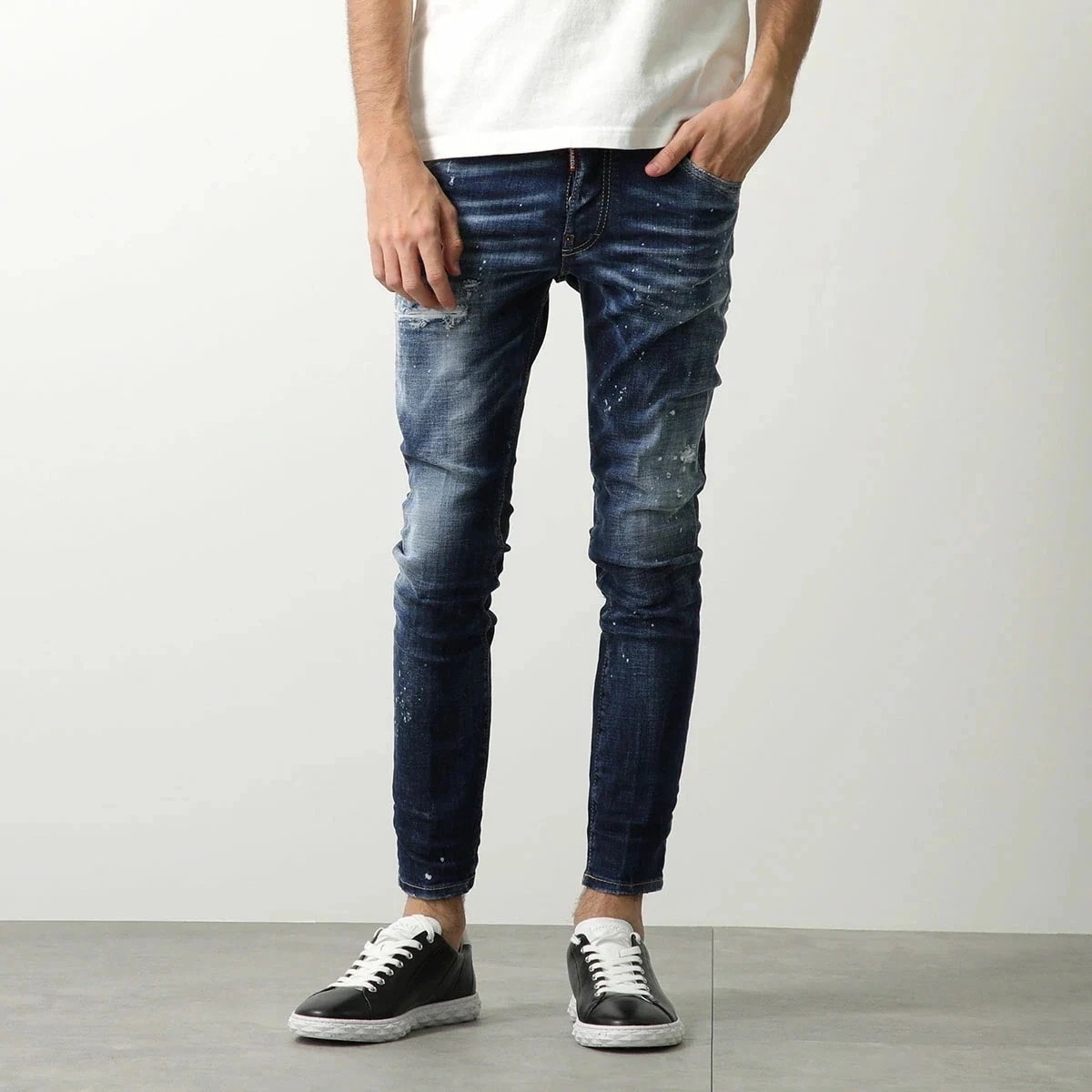 DSQUARED2 ディースクエアード ジーンス SKATER JEANS スケーター S74LB1556 S30664 ストレッチ デニム スキニー スリム 46,728円