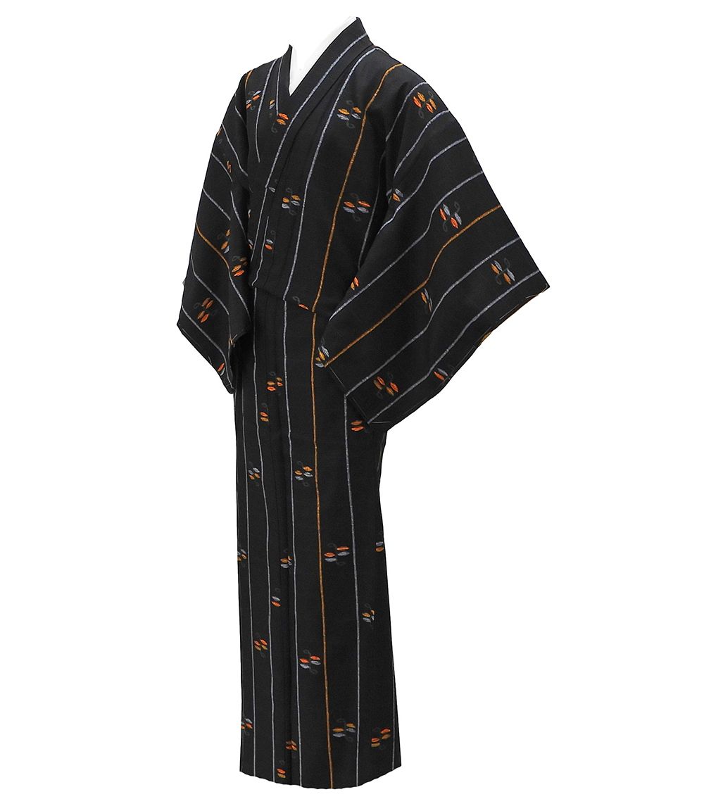 洗える着物 小紋 Ｍ寸 ポリエステル 着物 新品 カジュアル レディース p1618