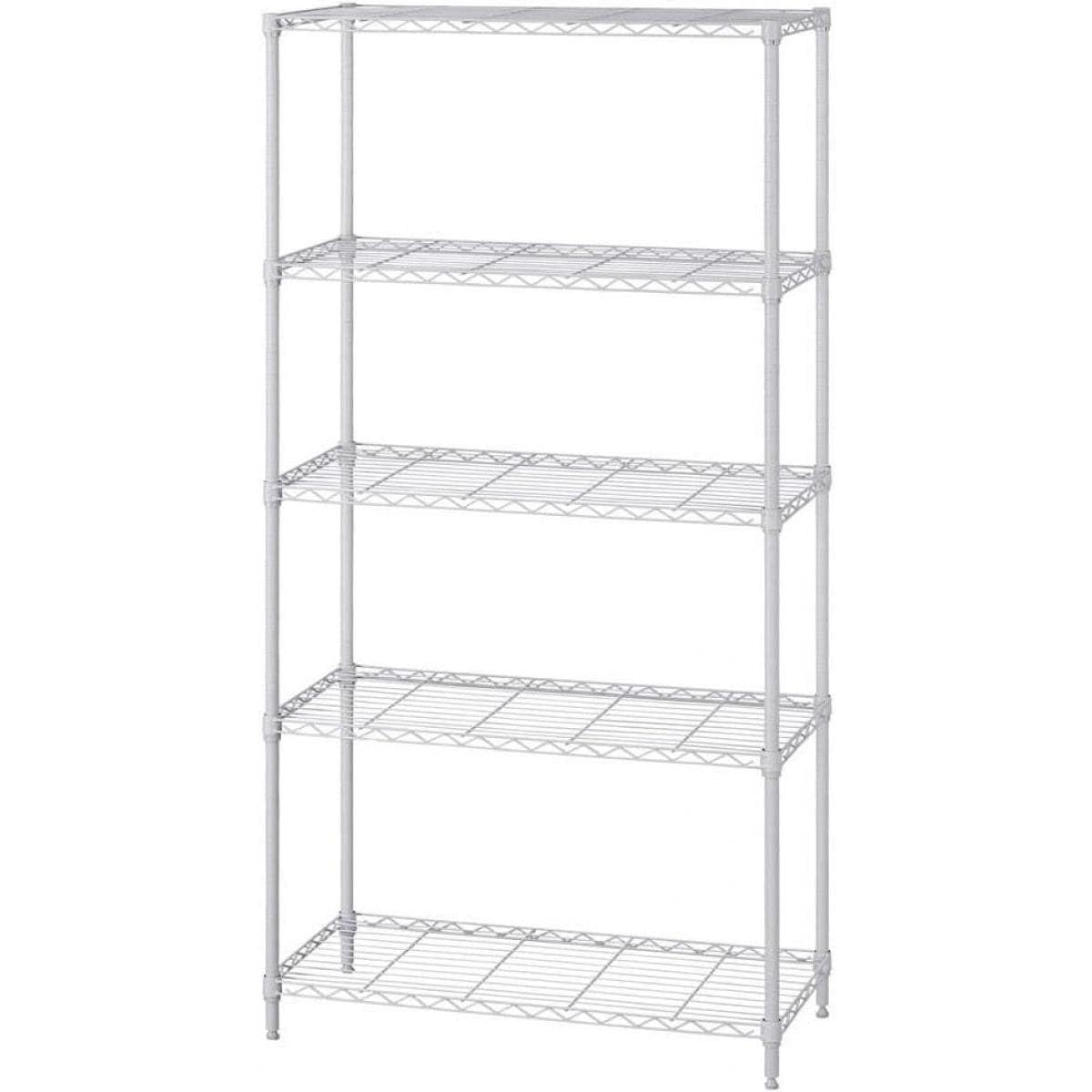 アイリスオーヤマ カラーメタルラック ハイタイプ ライトグレー CMM-75185 5段 メタルラック キッチン リビング ランドリー 収納 グレー 7,146円