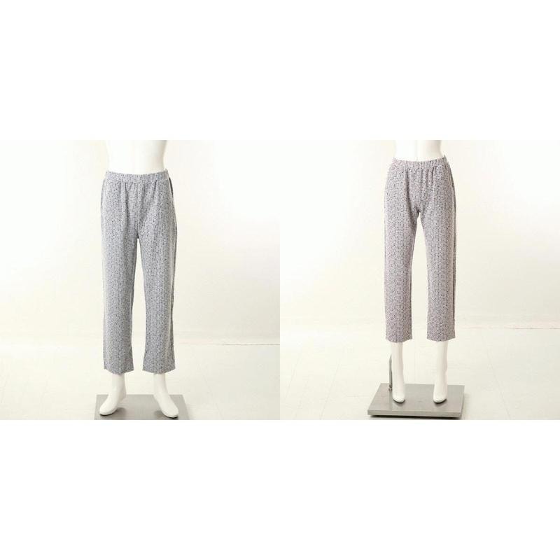 幾何学模様の男性女性カップル室内着パンツセットVEP3956MWSG 16,030円