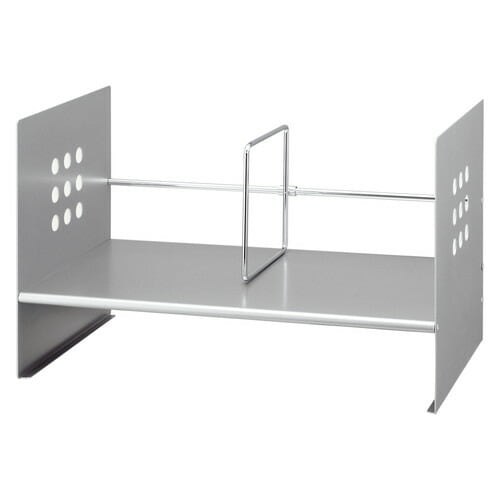 （まとめ買い）ブックスタンド H型 間口45cm シルバー BS-450H [x3]