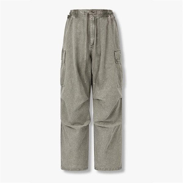 [MEN] ウォッシュド ストリング カーゴ パンツ 91M6231131