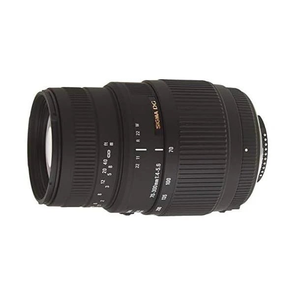 【中古】SIGMA 望遠ズームレンズ 70-300mm F4-5.6 DG MACRO ニコン用 フルサイズ対応 509552