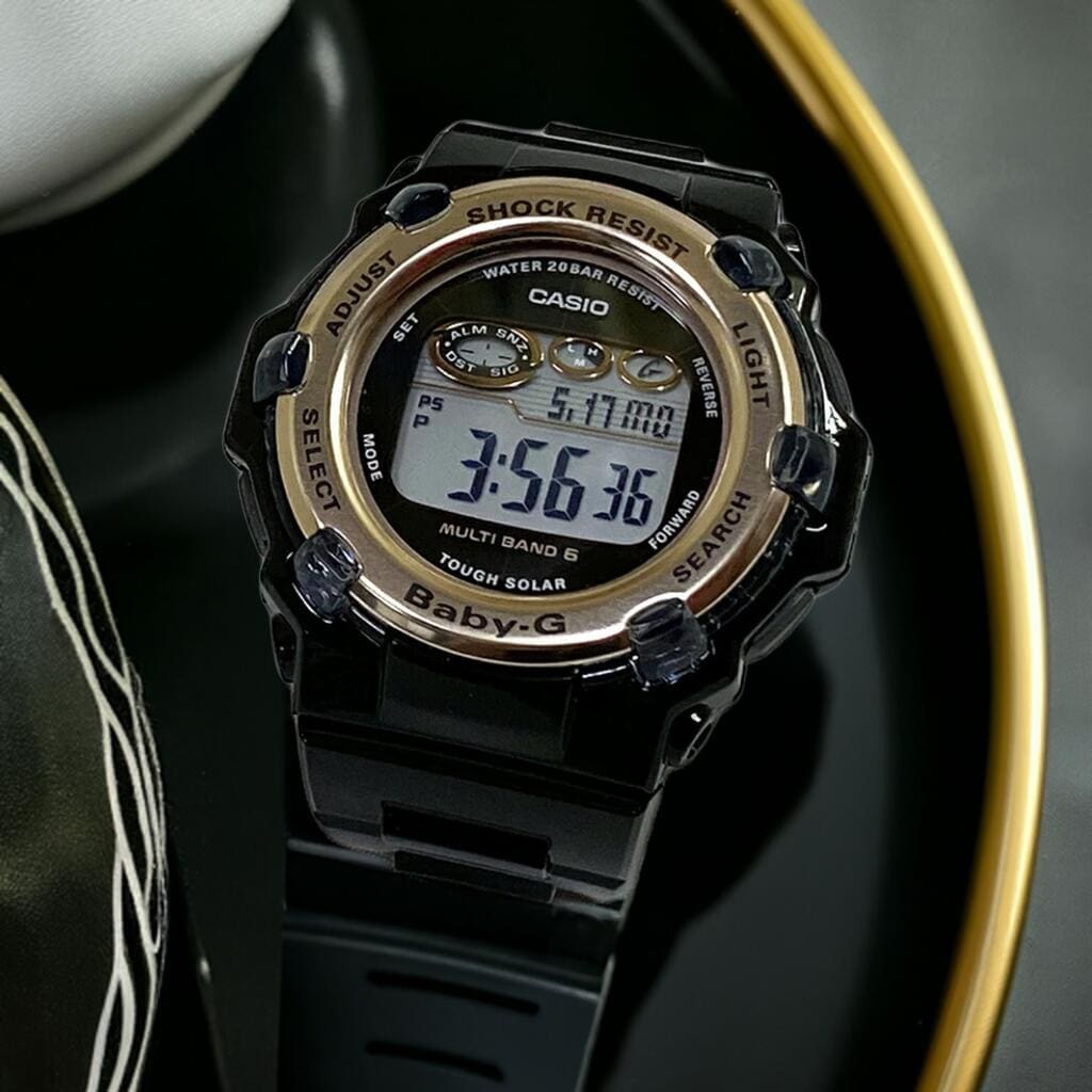 BABY-G カシオ 黒 BGR-3003U-1JF ソーラー電波 プレゼント 腕時計 ギフト ラッピング無料 baby-g メッセージカード手書きします あす楽対応