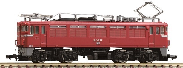 トミックス (N) 7187 国鉄 ED75-0形電気機関車（ひさしなし・前期型）（1両） トミックス 7187 ED75-0ガタ ヒサシナシ/ゼンキガタ 1R