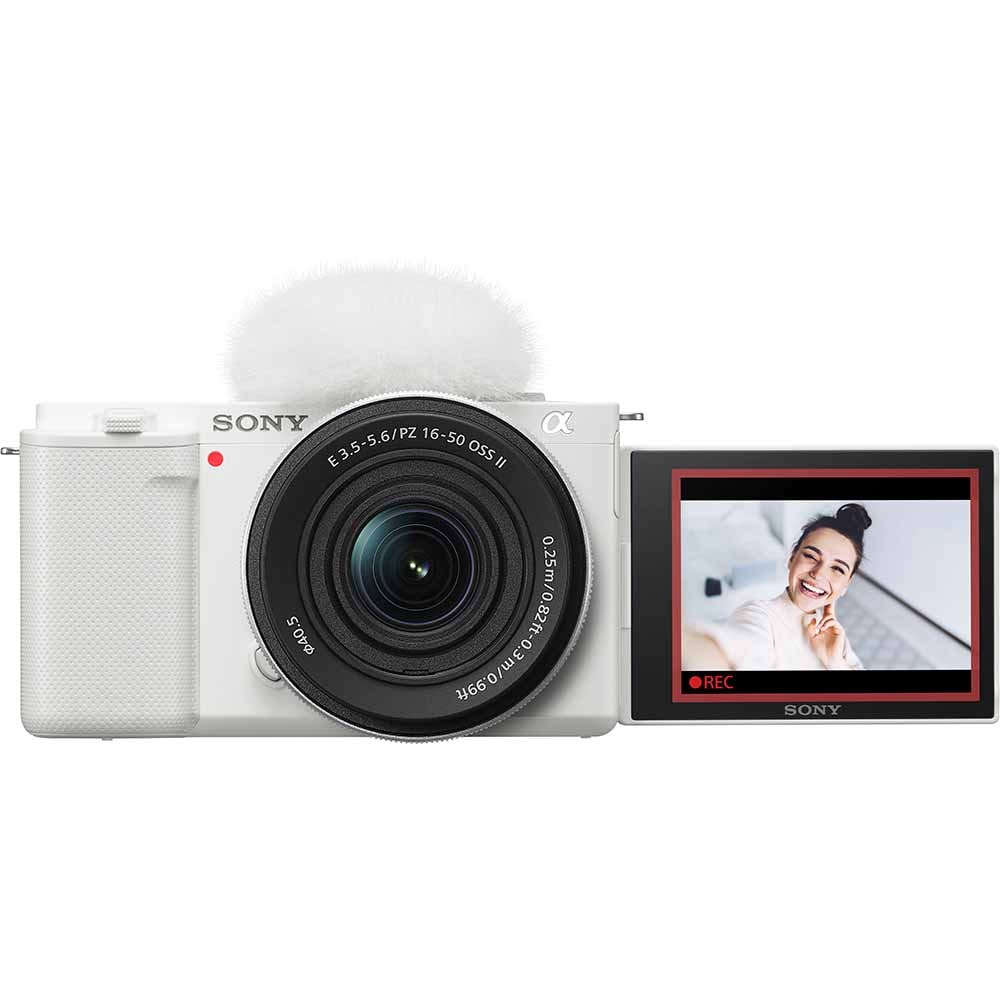 ソニー ZV-E10K-W デジタルカメラ「VLOGCAM ZV-E10」パワーズームレンズキット（ホワイト） ZVE10KW