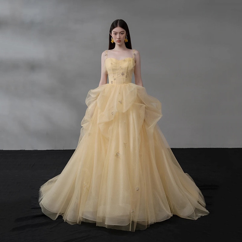 森系 ウェディングドレス ドレス 花嫁 二次会 結婚式 披露宴 大きいサイズ Aラインドレス ブライダルドレス ロングドレス 露背 二次会 レース お呼ばれ 挙式 姫系