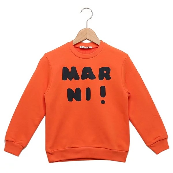 スウェット クルーネック スウェットシャツ キッズ ロゴ オレンジ キッズ M00935M00NI IERIA 0M428