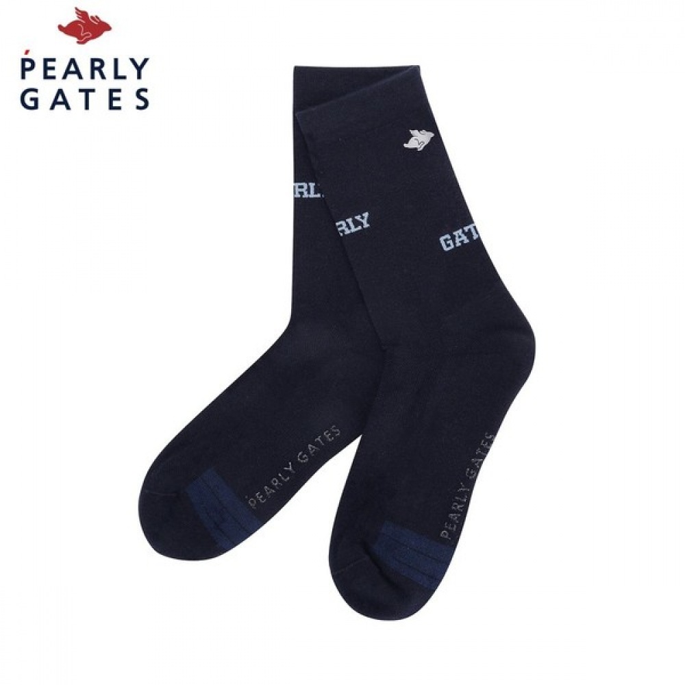 [パリゲイツ] メンズバーニーカラーロゴロングネックソックス