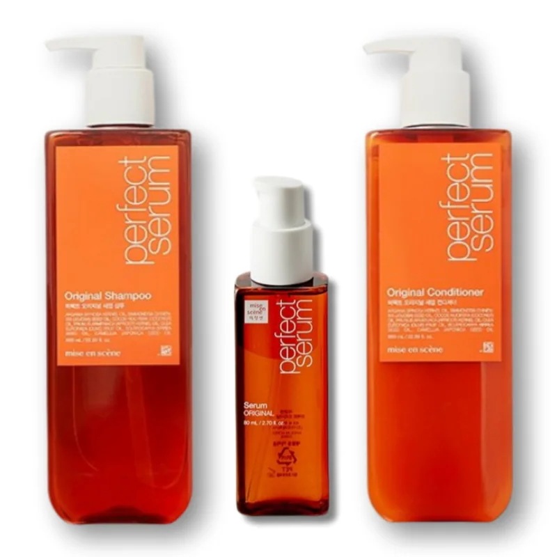 [ダメージヘアケアセット]パーフェクト オリジナル セーラム シャンプー680ml+コンディショナー680ml+オールニュー パーフェクト ヘアセラム オリジナル80ml