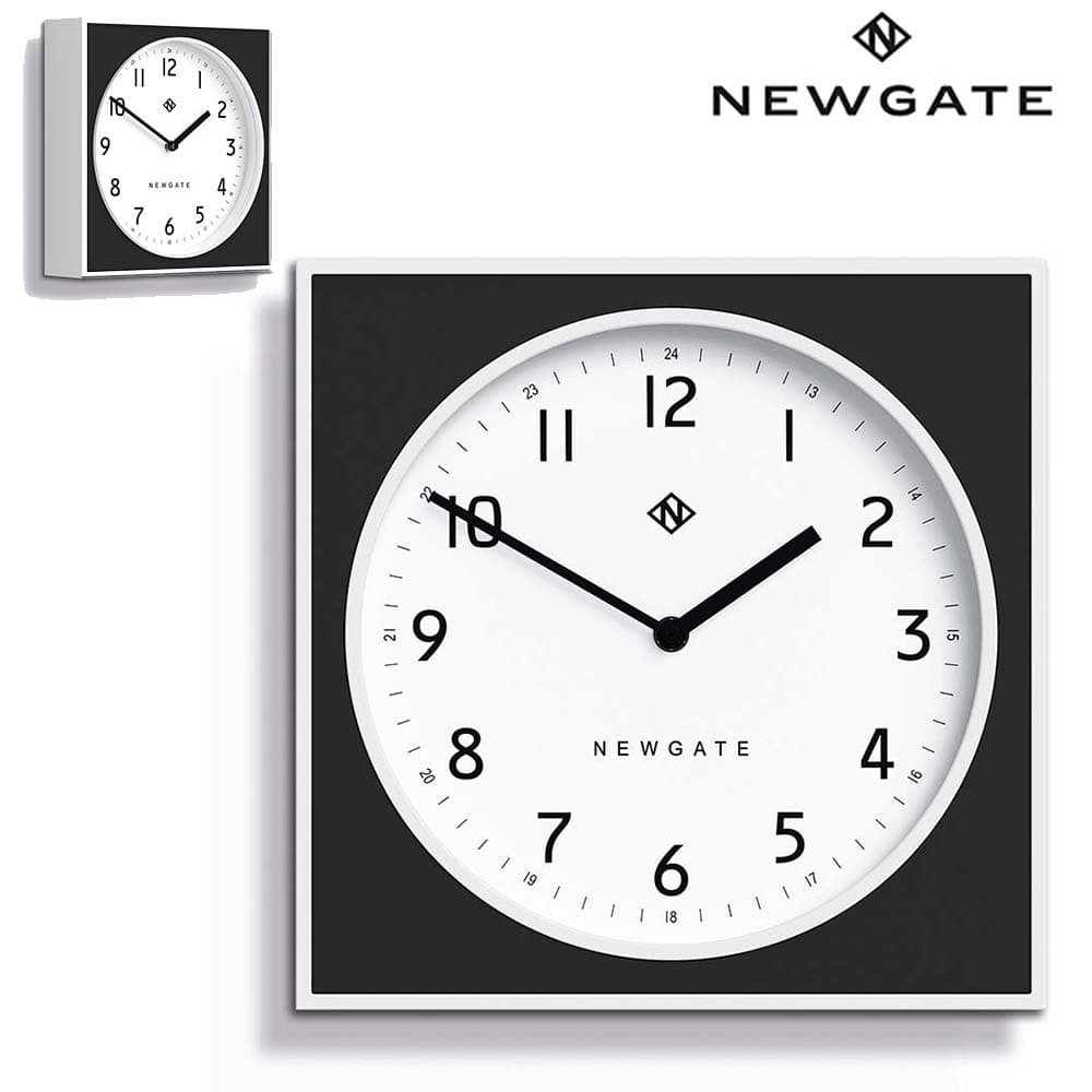 ニューゲート 壁掛け時計 バーガー＆チップス クロック Newgate Burger & Chips Clock ブラック BURG261WK 国内正規品