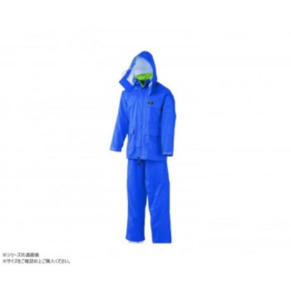 スミクラ レインウェア 透湿MOAシータ レインスーツ ブルー L A-660