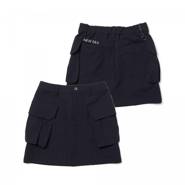 NEWERA ニューエラ ゴルフ Womens ストレッチ カーゴスカート ネイビー 14391431 レディース