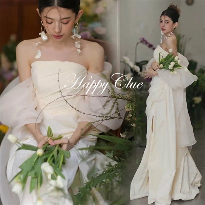 花嫁 ドレス ウエディングドレス フェミニン エンパイア 二次会 ドレス 白 前撮り 結婚式 パーティードレス ロングドレス レディース エレガント 優雅 フォーマル お呼ばれ 披露宴 ピアノ演奏会 8,287円