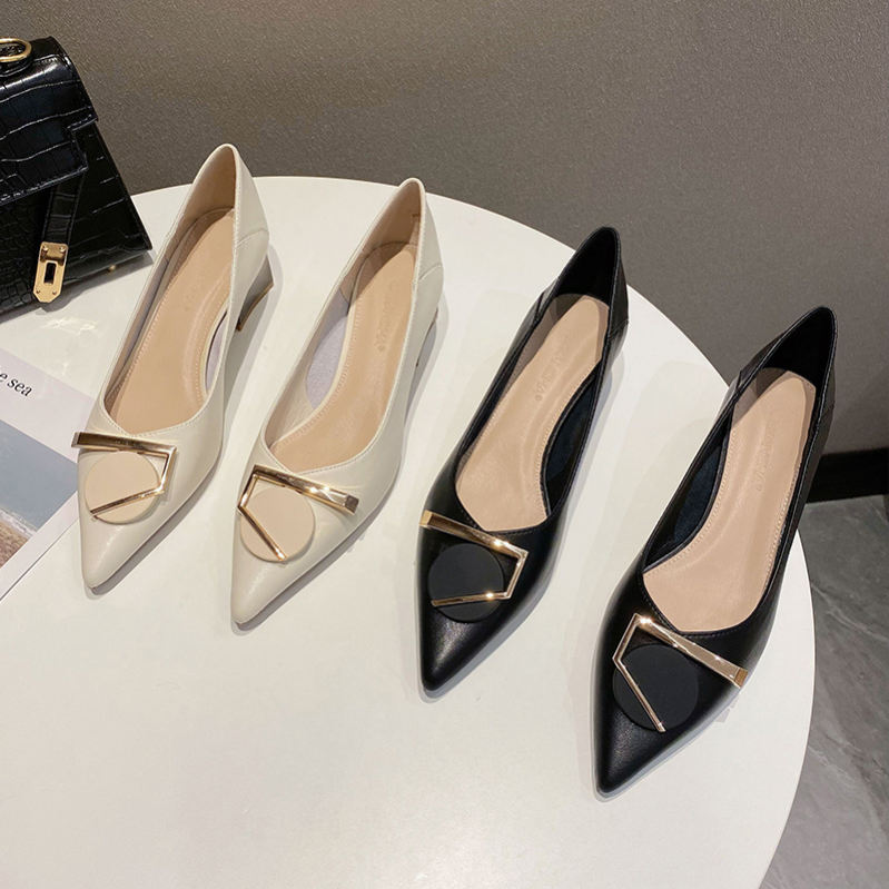 500円OFFクーポン パンプス ポインテッドトゥ 大きいサイズ 小さいサイズ 歩きやすい クッション入り ローヒール レディース レディース レザースーパーハイヒールコートシューズスティレットヒール