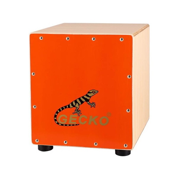 アーバン通商 カホン CM60 ハンドドラムシリーズ CM650R オレンジ・ナチュラル 打楽器 メーカー直送