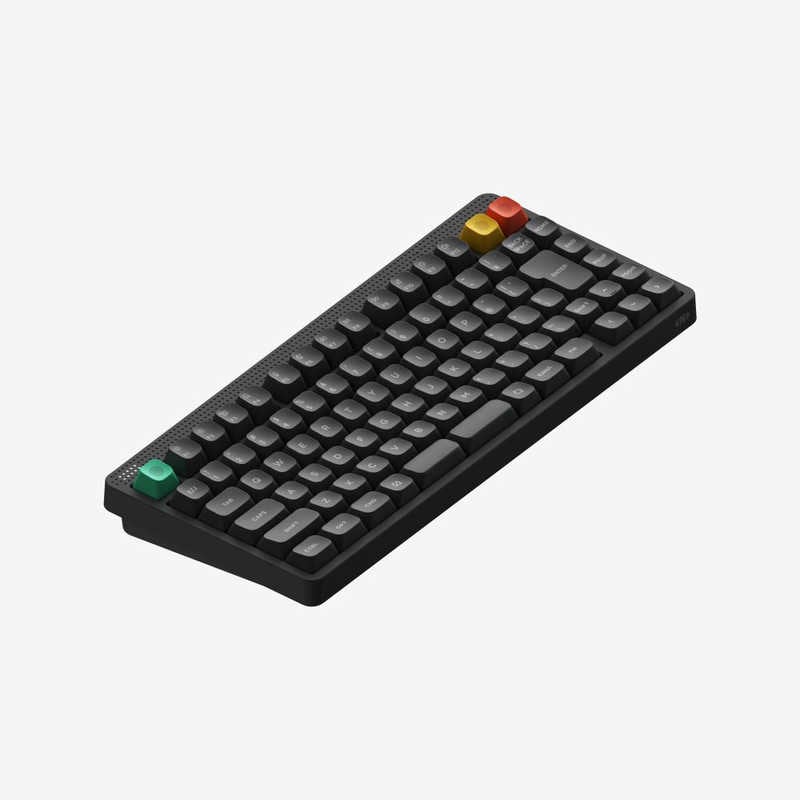 NUPHY　Node75 メカニカルキーボード・JIS・Red Max軸(リニア) ［有線・ワイヤレス / Bluetooth・USB (Type-C)］ Ink Gray　n75mgrj