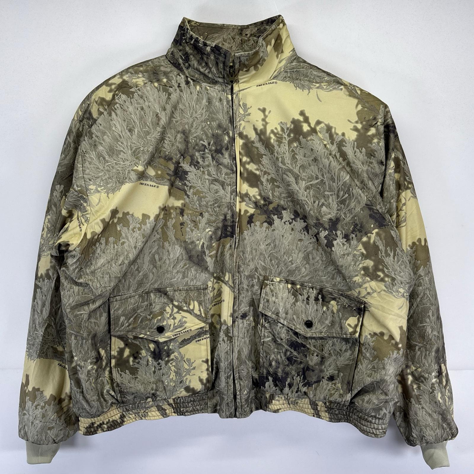 古着 トュルーセイジ ジャケット 大きいサイズ リアルツリーカモフラ 中綿 ハンティングジャケット 2XL マルチカラー メンズ
