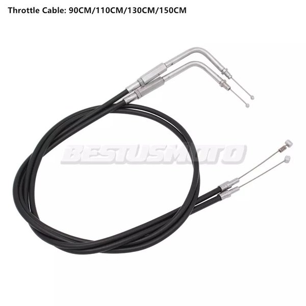 オートバイ スロットルケーブル/クラッチケーブル ハーレースポーツスター 鉄製xl883 xl1200 dyna sofail ファットボーイ
