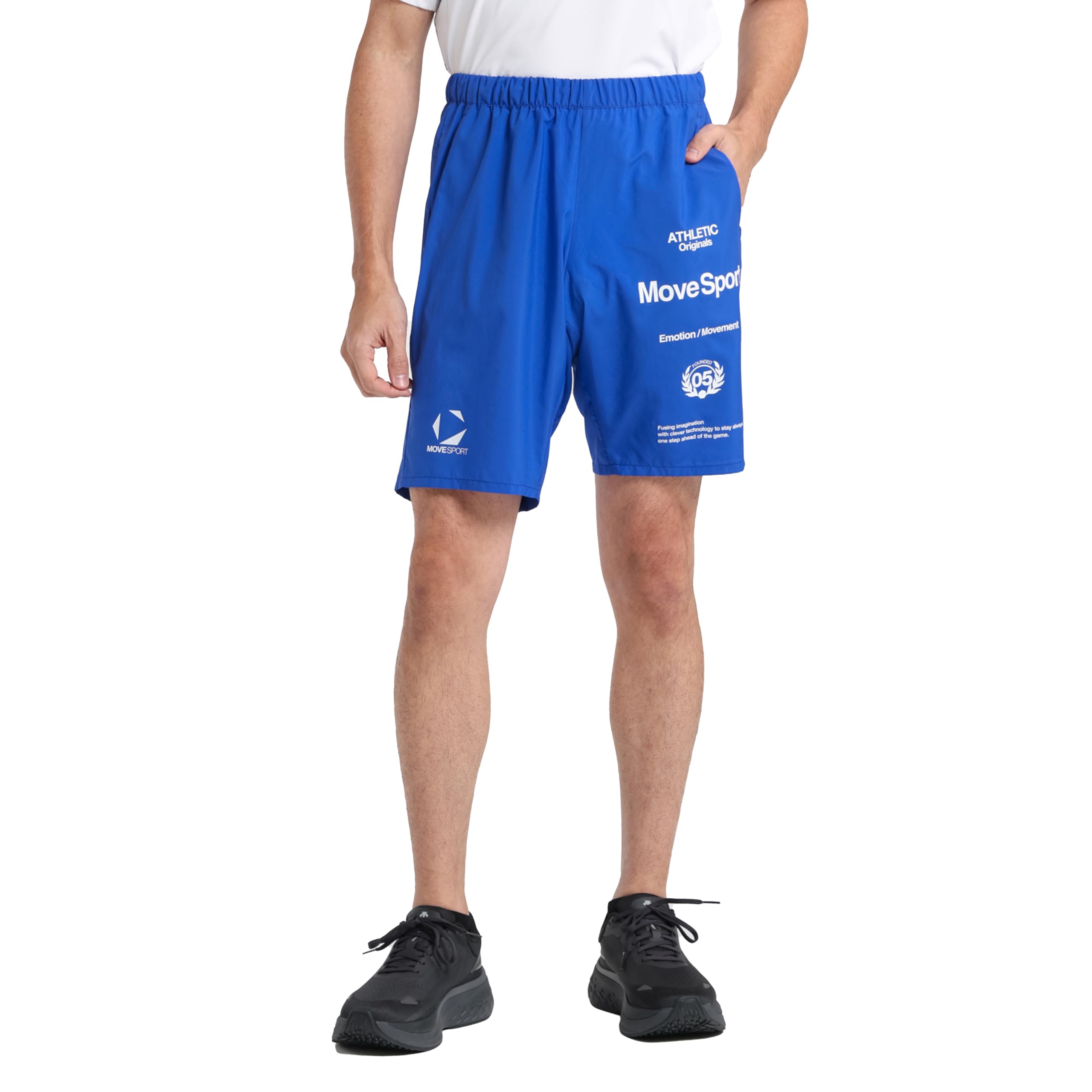 MOVESPORT(ムーブスポーツ) ハーフパンツデサント ライトリップ 軽量 ショーツ メンズ 半ズボン ショートパンツユニセックス大人