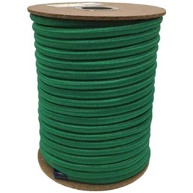 ユタカメイク　ユタカ ゴム タイトゴムロープボビン巻 9φ×30m グリーン　RT-39
