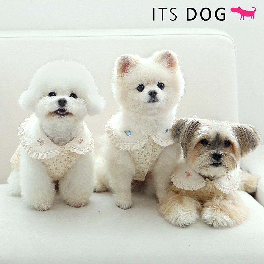 (韓国産 犬の服) Organic Melia Vest (犬用キルティングベスト) 5,711円