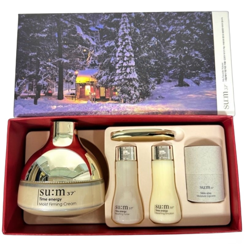 タイムエネルギーモイストファーミングクリーム120ml + 【贈呈】3種 スペシャルセット 栄養クリーム シワ 弾力 保湿 すべての肌 タイプ ビーガン ベタつきなし 肌馴染みよし 韓国コスメ