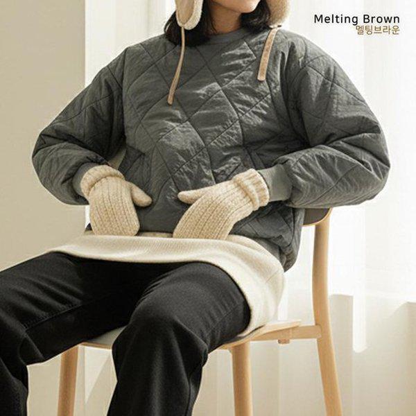 女性冬用Tシャツパッド入りマンツーマンHN25