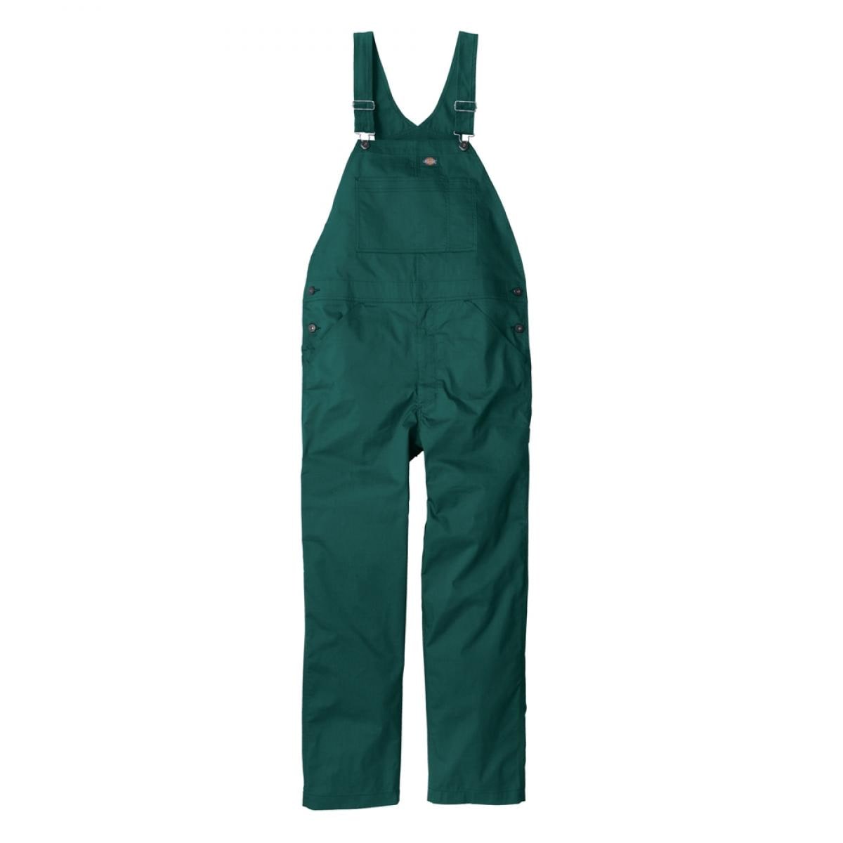 Dickies ディッキーズ ライトT/Cストレッチ オーバーオール グリーン M D-6702 接触冷感 吸汗 速乾 夏 コーコス 作業着 作業服