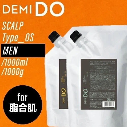 【SET】ドゥ スカルプシャンプー ＆ トリートメント【MEN】タイプ OS 1000ml/1000g リフィル(ヘアケア 美容室 頭皮ケア うるおい ドライ 美しい頭皮 おすすめ スキャルプ 8,702円