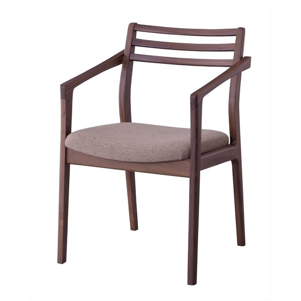 シンプルで美しい日本製ダイニングアームチェア ラダー 北欧 ナチュラル チェア ダイニングチェア ダイニング キッチン ダイニングキッチン